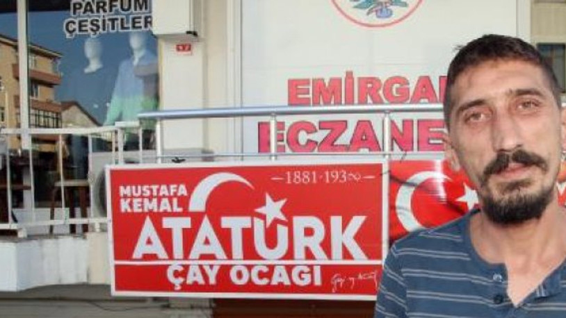 'Atatürk’ün ismi yaşasın' diye, çay ocağının ismini 'Mustafa Kemal Atatürk' koydu