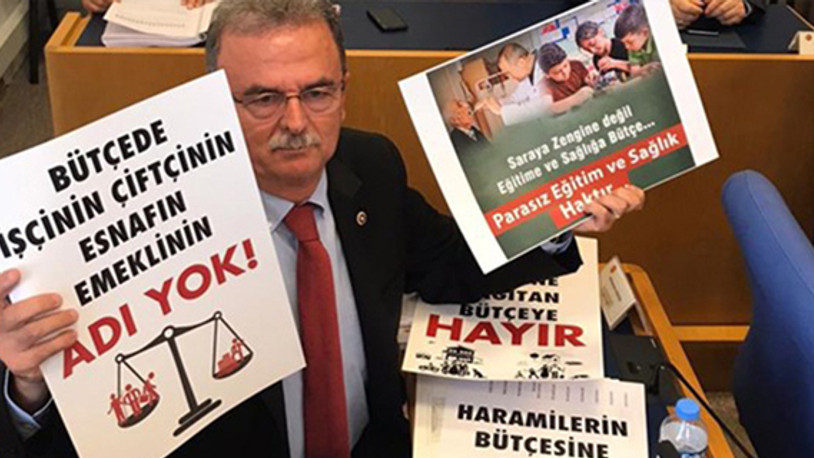 Bütçe Komisyonu görüşmelere protestoyla başladı