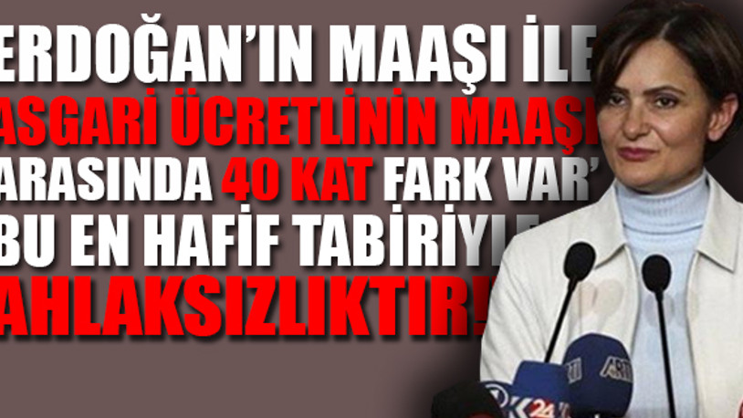 Kaftancıoğlu’ndan Erdoğan’a maaş tepkisi!