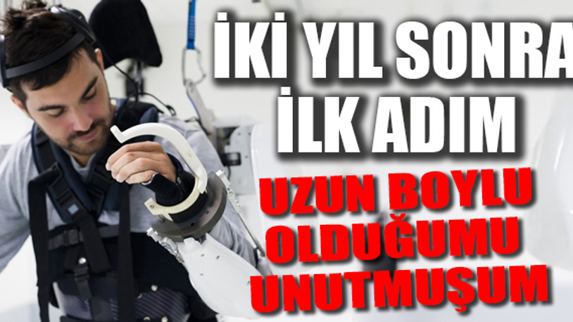 Felçli hasta zihniyle kol ve bacaklarını hareket ettirdi