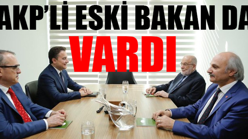 Karamaolloğlu-Babacan görüşmesinde sürpriz isim