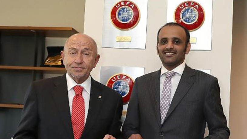 Katar Büyükelçisi Al-Shafi'den TFF Başkanı Nihat Özdemir'e ziyaret