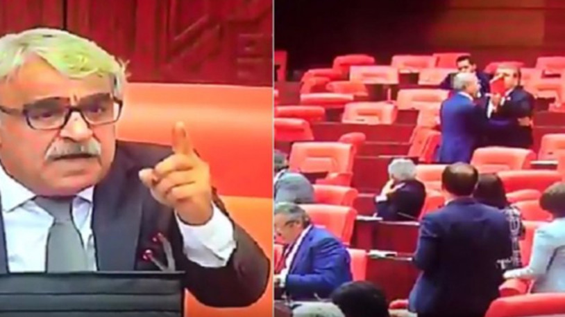 Mithat Sancar kendisine 'hain' diyen Mustafa Destici'yi Genel Kurul'dan dışarı çıkardı