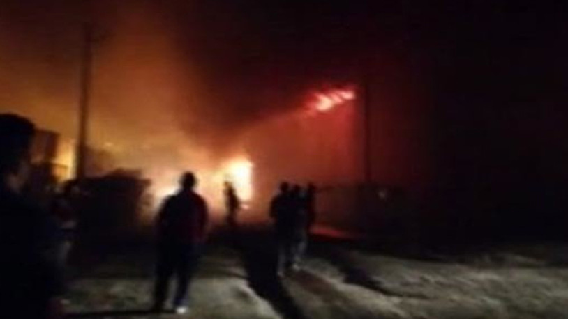 Ümraniye'de korkutan yangın