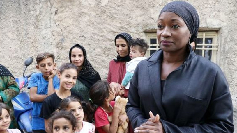 Ünlü şarkıcı Della Miles, Mehmetçik'e destek için Şanlıurfa'ya gitti