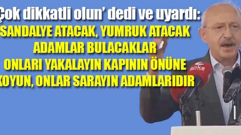 CHP Lideri Kılıçdaroğlu: CHP'ye yönelik çok ciddi kumpaslar var