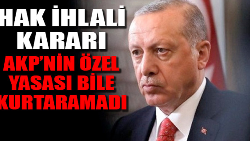 Erdoğan aleyhinde açılan davada sürpriz karar