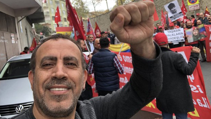 Haluk Levent'ten ABD Konsolosluğu önünde eylem