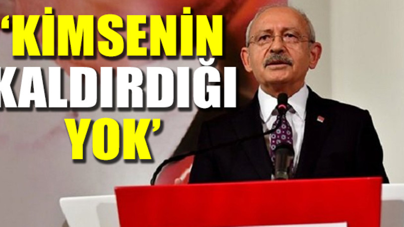 Kılıçdaroğlu'ndan 'çarşaf liste' açıklaması