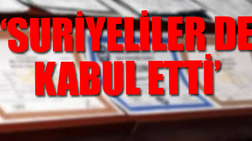 Sahte diplomalı Suriyeliler...