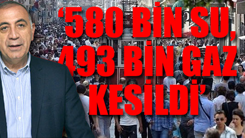CHP'li Tekin: Her 3 konuttan birisi su ve doğalgaz borcunu ödeyemiyor!