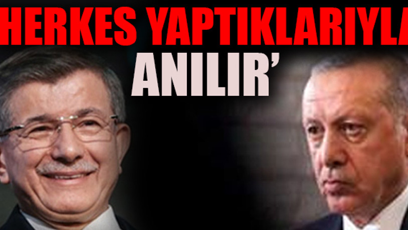 Davutoğlu'ndan, Erdoğan'ın 'dolandırıcılık' iddialarına yanıt