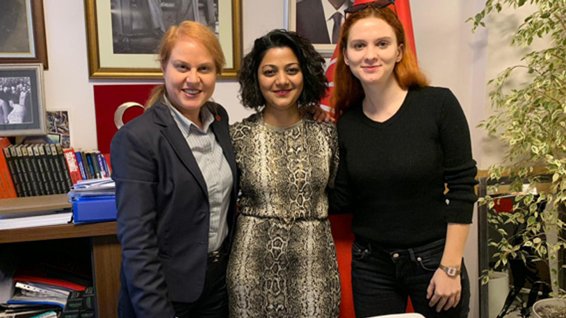 Gazetecilikte Kadın Koalisyonu, CHP Kadın Kolları ile bir araya geldi