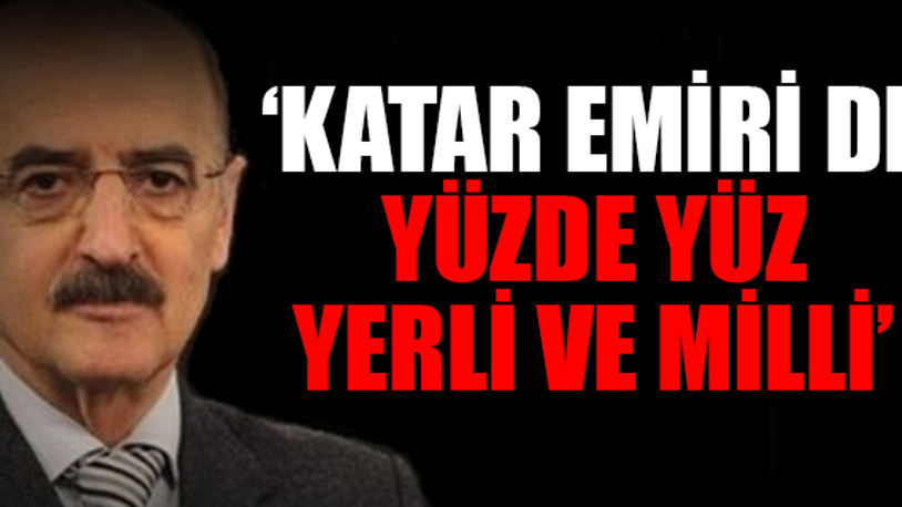 Hüsnü Mahalli: Yerli ve milli diyelim tartışmadan kaçınalım