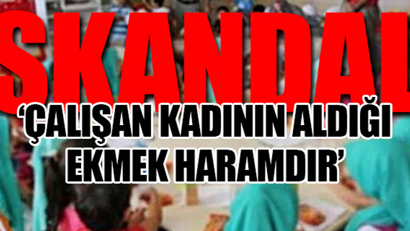 İşte 'anaokulunda din sınıfı'nın geldiği nokta!