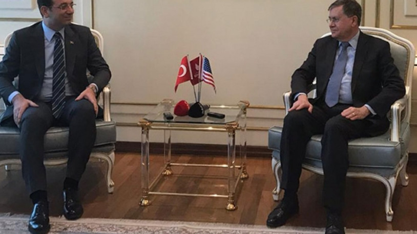ABD Ankara Büyükelçisi, İmamoğlu'nu ziyaret etti