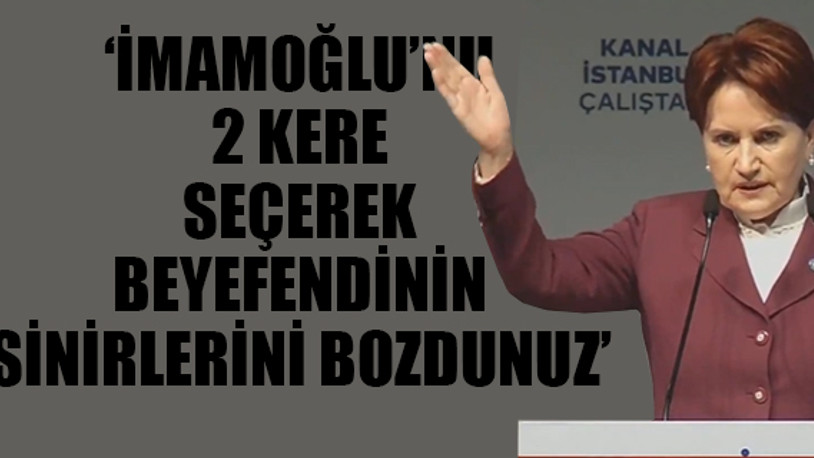 Akşener teşhisi koydu!