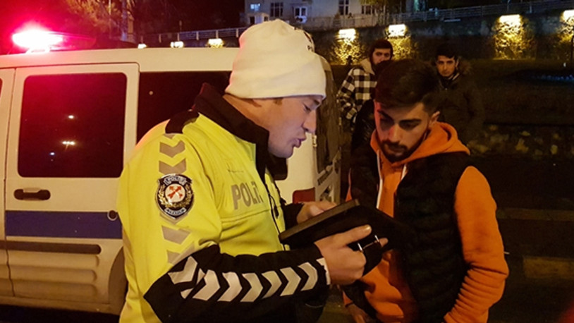 Alkollü yakalandı, “Ayran içtim” dedi