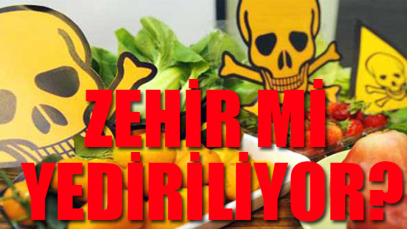 Avrupa'da yasak olan tarım ilaçları Türkiye'de serbest!