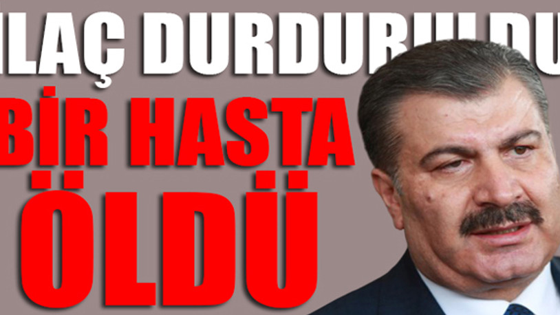 Bakan Koca'dan bloklanan ilaca ilişkin: Kaygılanacak bir durum yok!