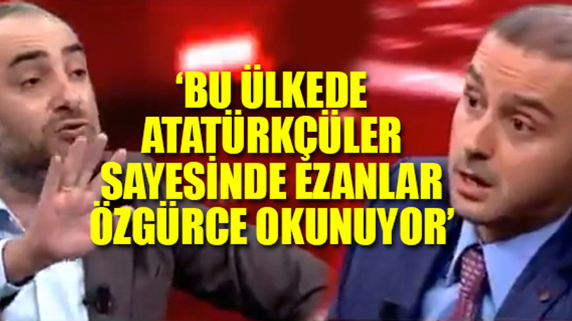 Canlı yayında gergin anlar