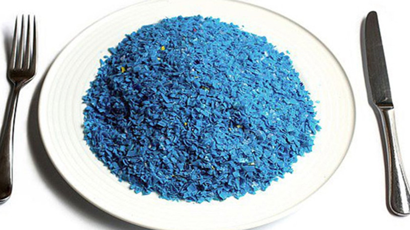 Her hafta kredi kartı büyüklüğünde plastik yiyoruz