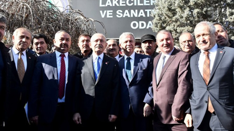 Kılıçdaroğlu ve Mansur Yavaş esnafı ziyaret etti
