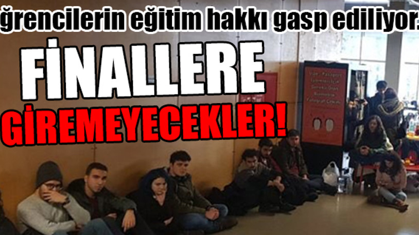 Rektörlük soruşturma açtı, öğrencilerin okula girişini yasakladı!