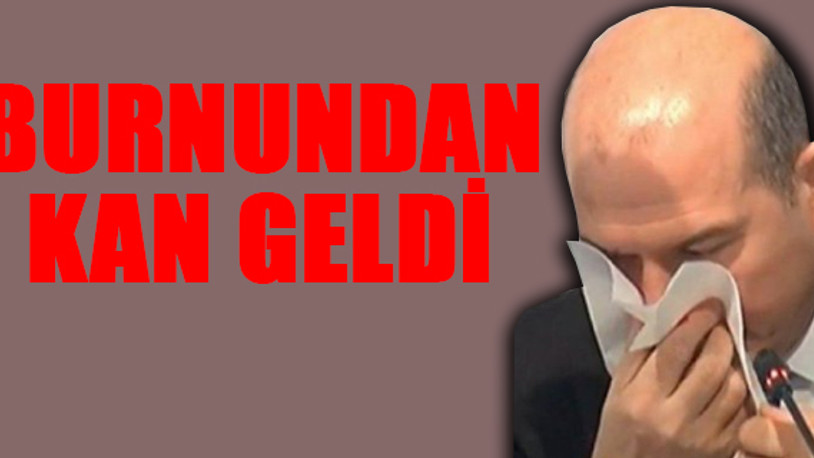 Süleyman Soylu canlı yayında rahatsızlandı