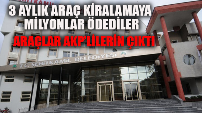 AKP'li belediyeden tartışma yaratacak ihale