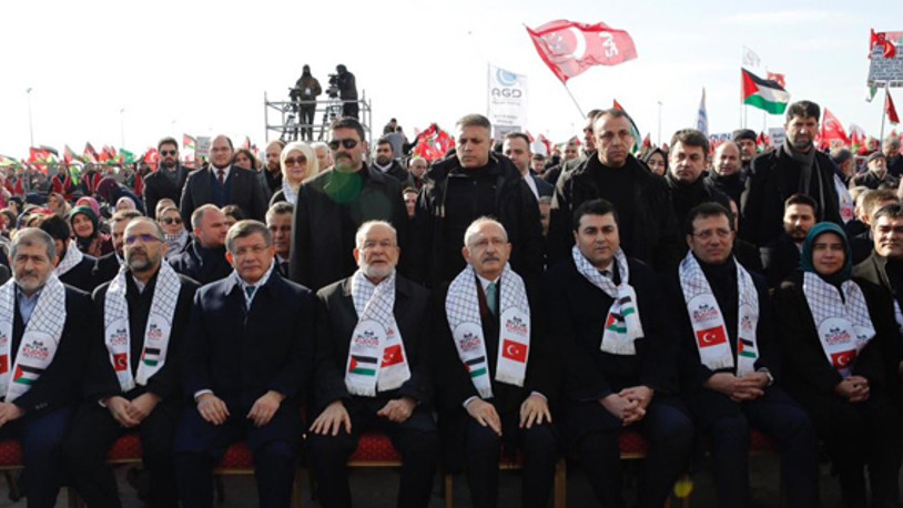 Liderler Kudüs Mitingi'nde bir araya geldi