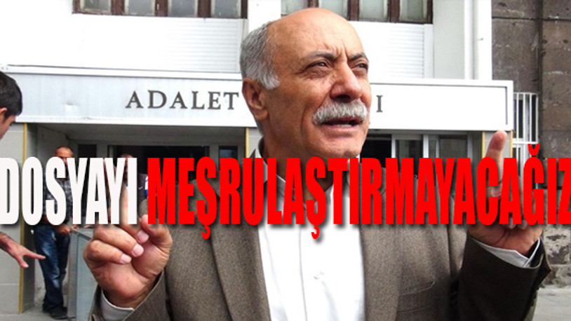 Mahmut Alınak tutukluluğa itiraz etmeyecek