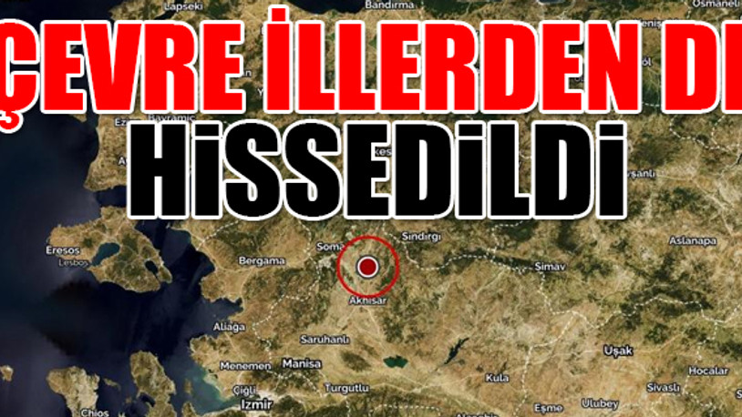 Manisa’da 5.2 büyüklüğünde deprem!