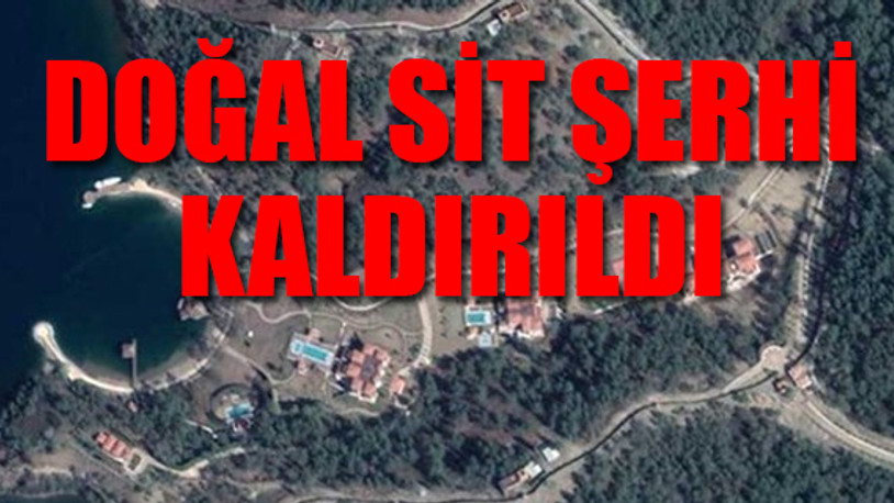 Muğla Okluk Koyu'nda Cumhurbaşkanlığı sarayı için 27 hektar daha yapılaşmaya açılıyor