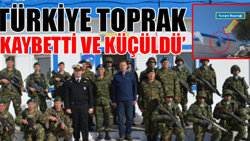 Bülent Ecevit'in kurtardığı kayalıkta Yunanistan bayrağı