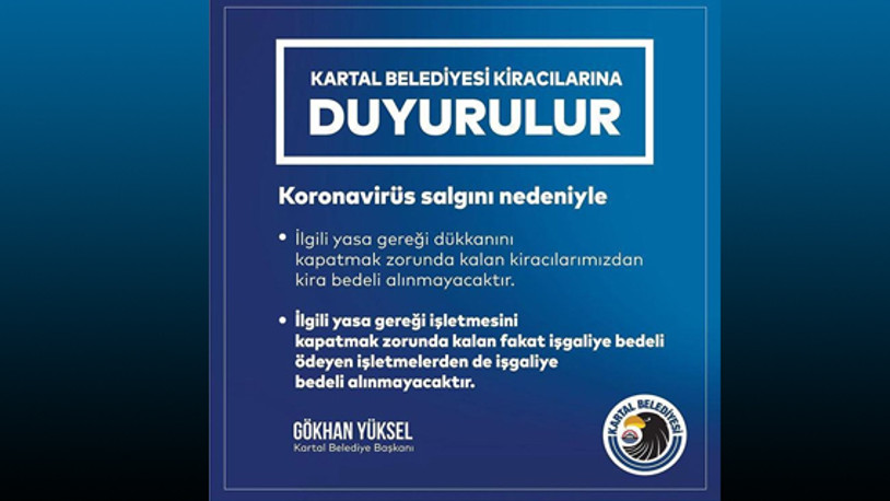 Kartallı esnafı rahatlatacak uygulama