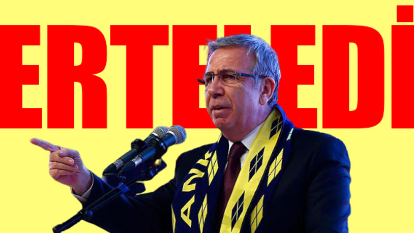 Mansur Yavaş'tan flaş 'ihale' kararı...