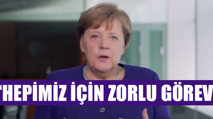 Merkel Koronavirüsünün yayılması hakkında konuştu