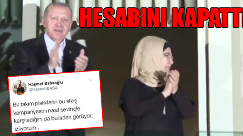 Sabah yazarı Haşmet Babaoğlu sağlıkçıları alkışlayanlara 'pislikler' demişti