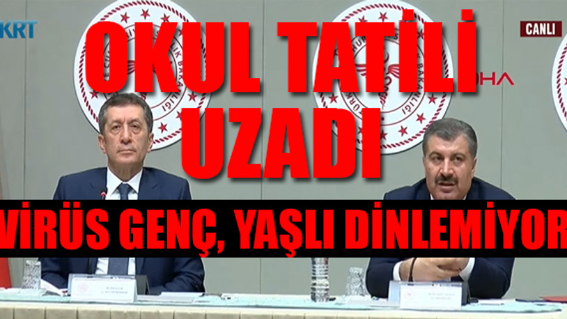 Sağlık Bakanı Koca ve Milli Eğitim Bakanı Selçuk'tan canlı yayında flaş açıklamalar