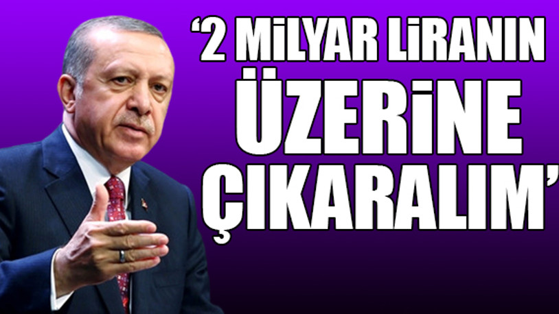 Erdoğan halktan yine para istedi