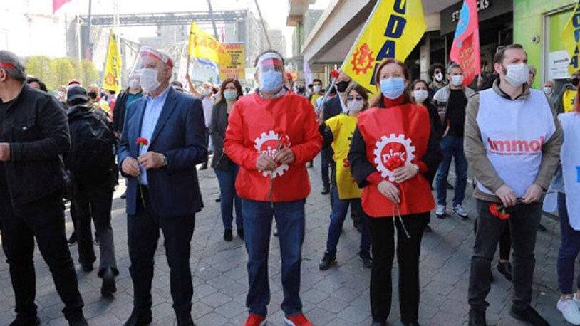 Kazancı Yokuşu’nda 1 Mayıs anması