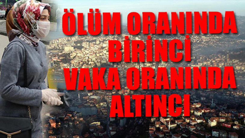 O kentte koronavirüsten ölüm oranları İstanbul'u geçti
