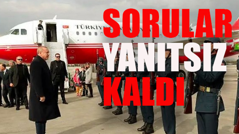 Saray'ın uçaklarını kimse bilmiyor