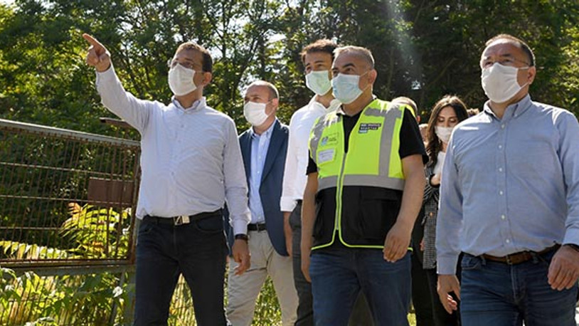 İBB Başkanı İmamoğlu ve Beşiktaş Belediye Başkanı Rıza Akpolat Beşiktaş'ta incelemelerde bulundu