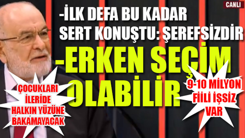 Karamollaoğlu'ndan KRT'de kritik açıklamalar