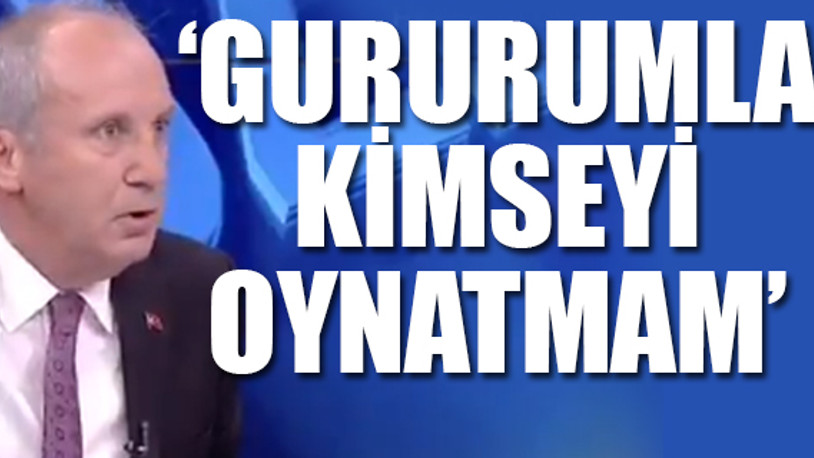 Muharrem İnce canlı yayını terk etti...