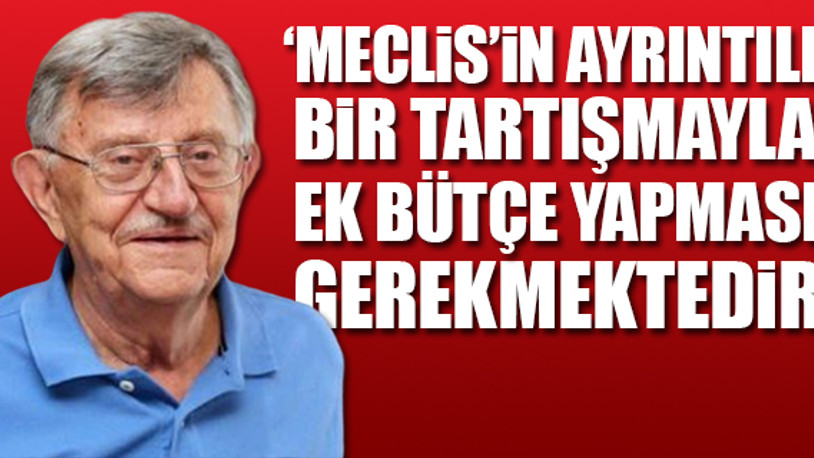 Prof. Dr. Boratav'dan ek bütçe çağrısı