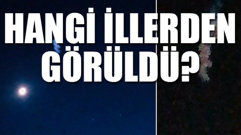 Trabzon'a gök taşı mı düştü? 'Gizemli' görüntüler...