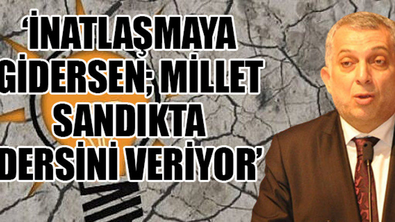 AKP'li isimden partisine uyarı